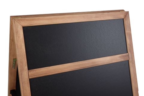 Chalk A board with header Europel 660x1280 mm DELUX natural