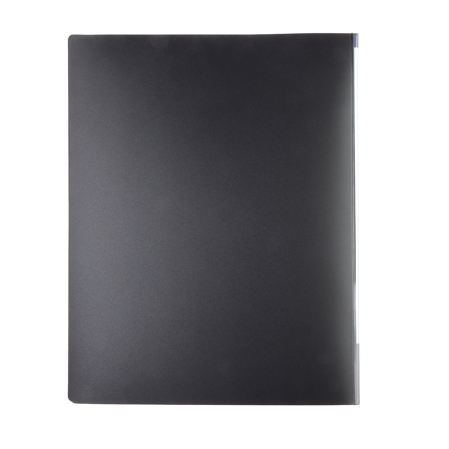 Europel Display Book Frontview A4 20 Pockets Black