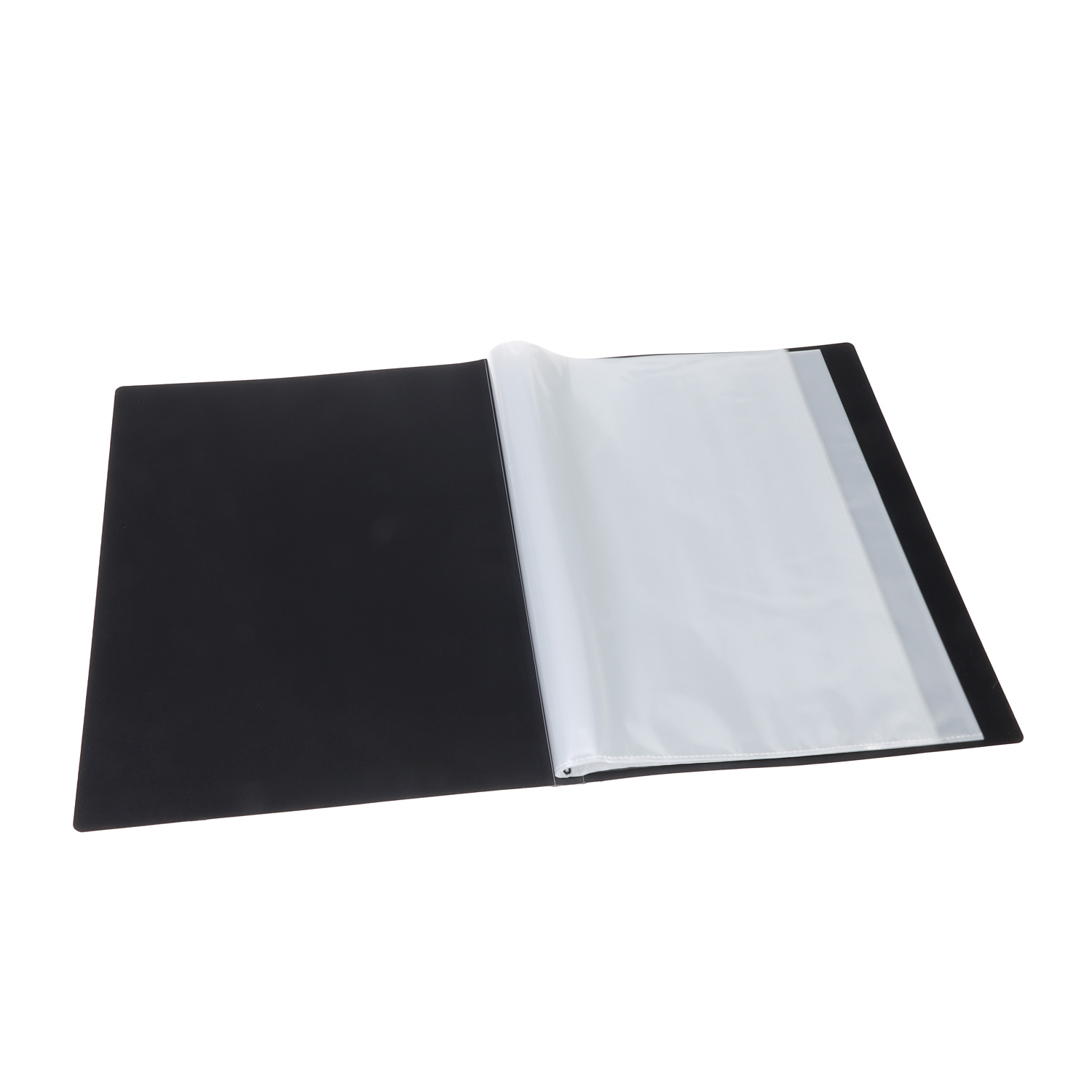 Europel Display Book Frontview A4 20 Pockets Black