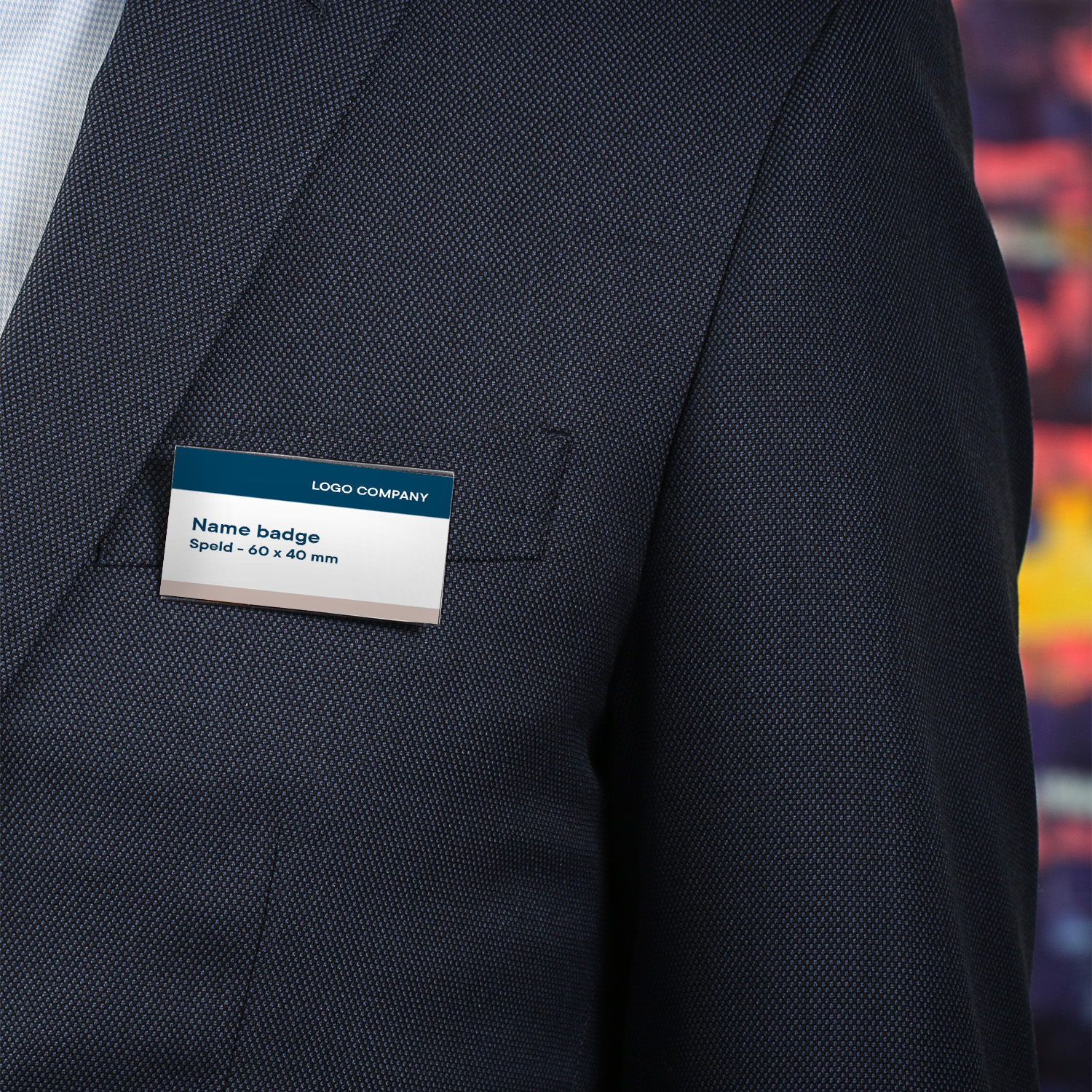 Europel Badge Pin 60 x 40 mm/24 pieces