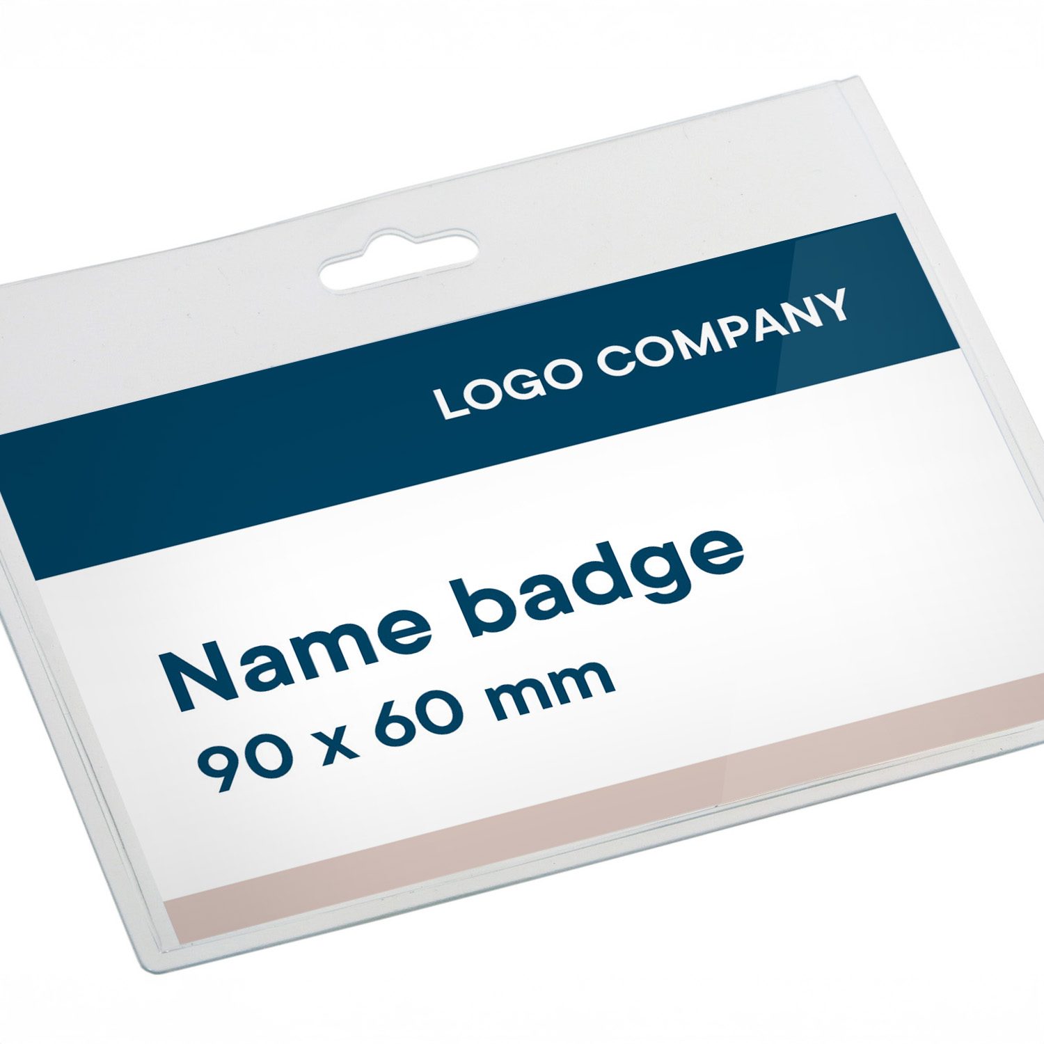 Europel Badge/Card Holder Closed 90 x 60 mm/24 pieces