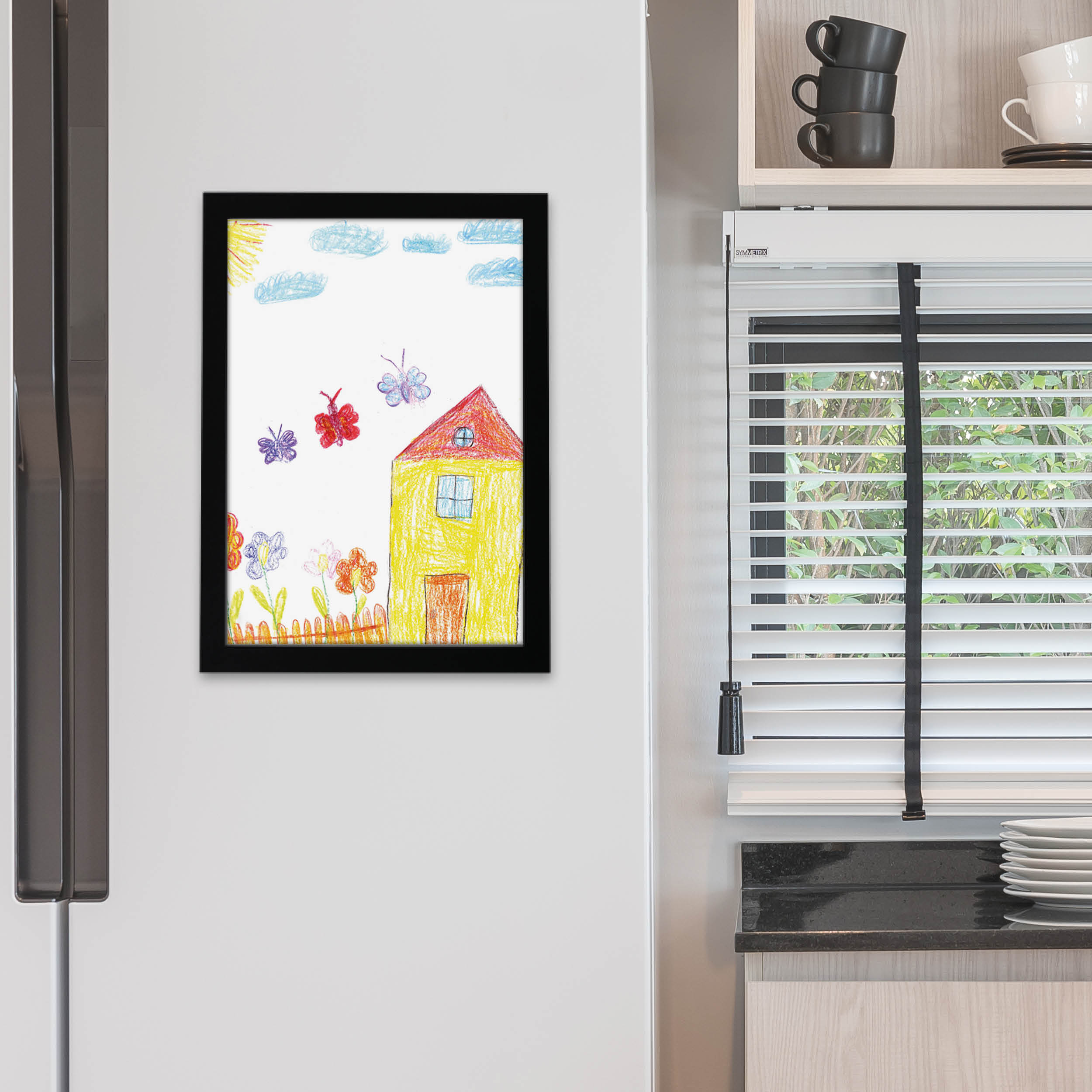 Europel Info Frame Self-adhesive A4 2 pieces/Black