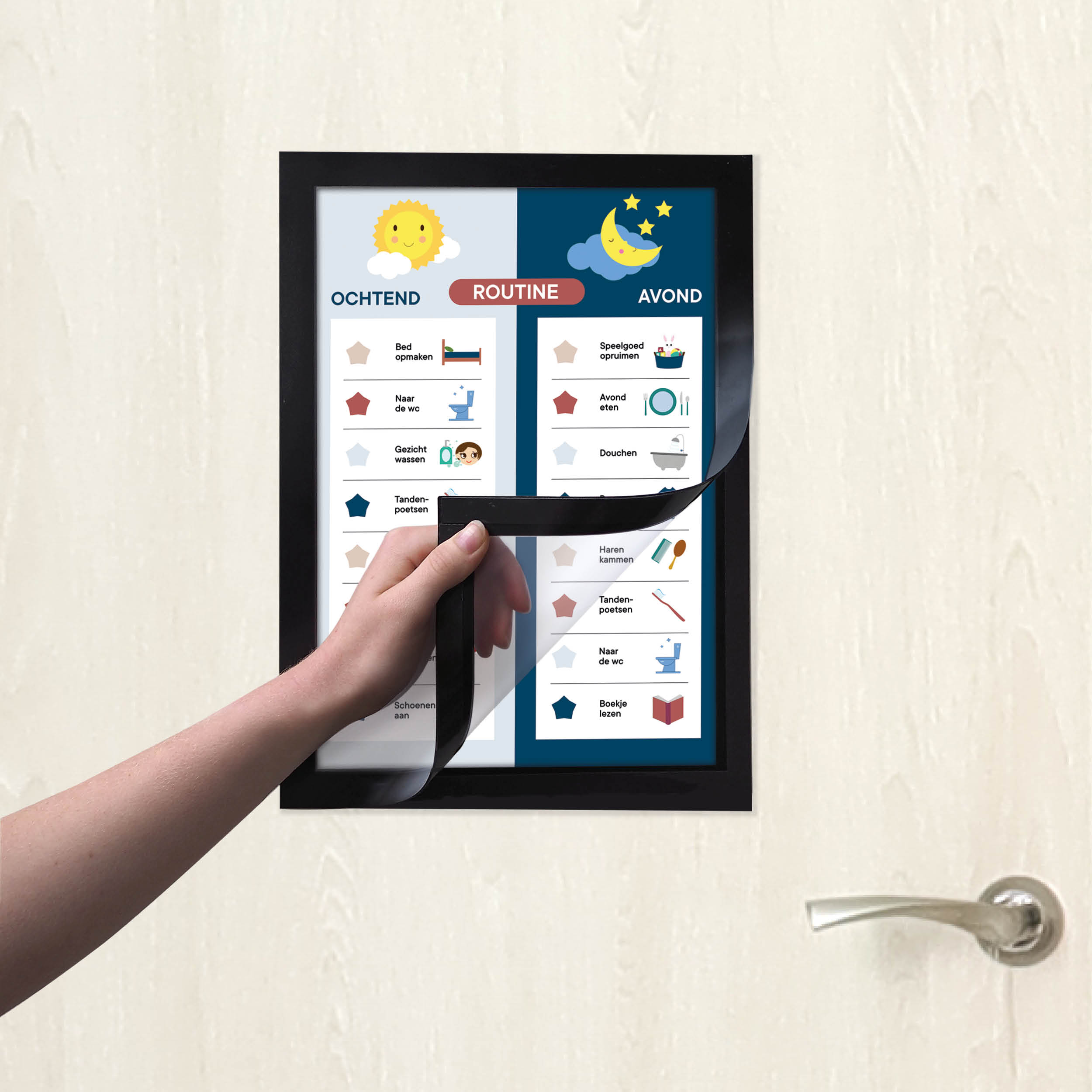 Europel Info Frame Self-adhesive A4 2 pieces/Black