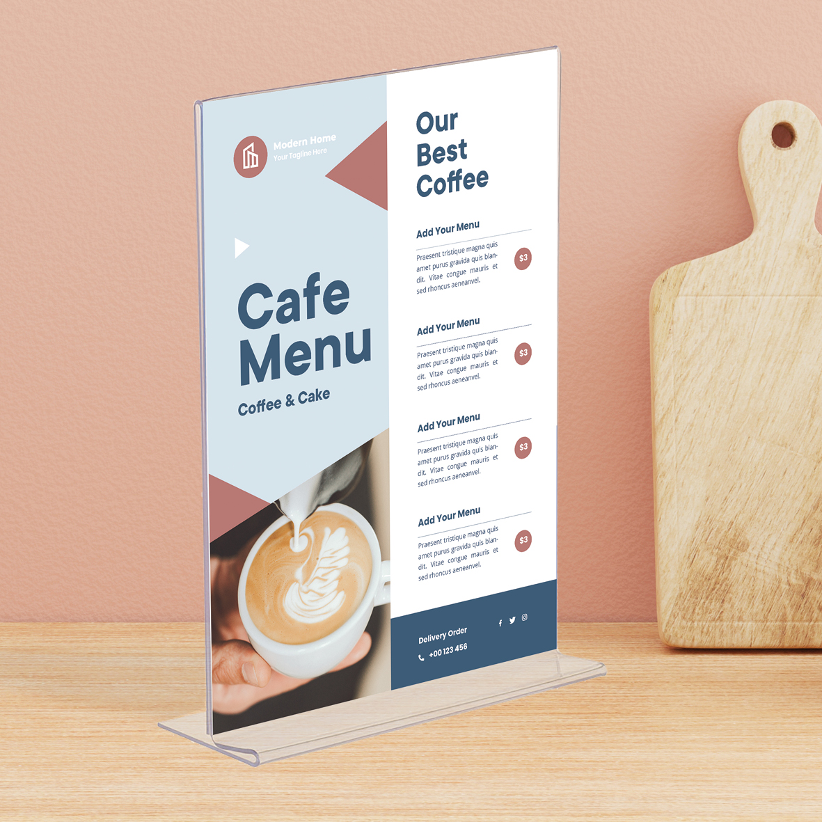 Europel Sign Holder T-standard A5 Portrait Acryl