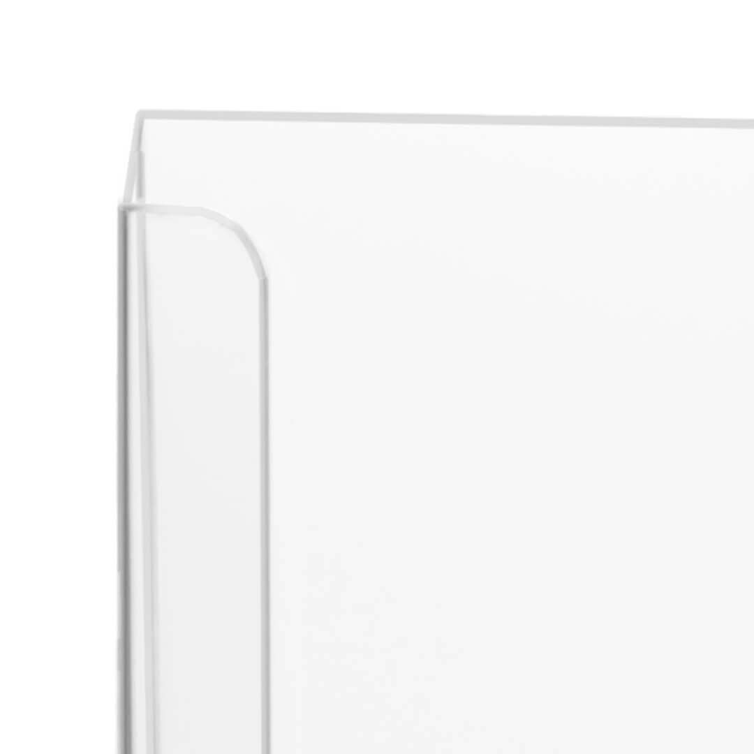 Europel Brochure Holder Wall Mounted Clear A4 