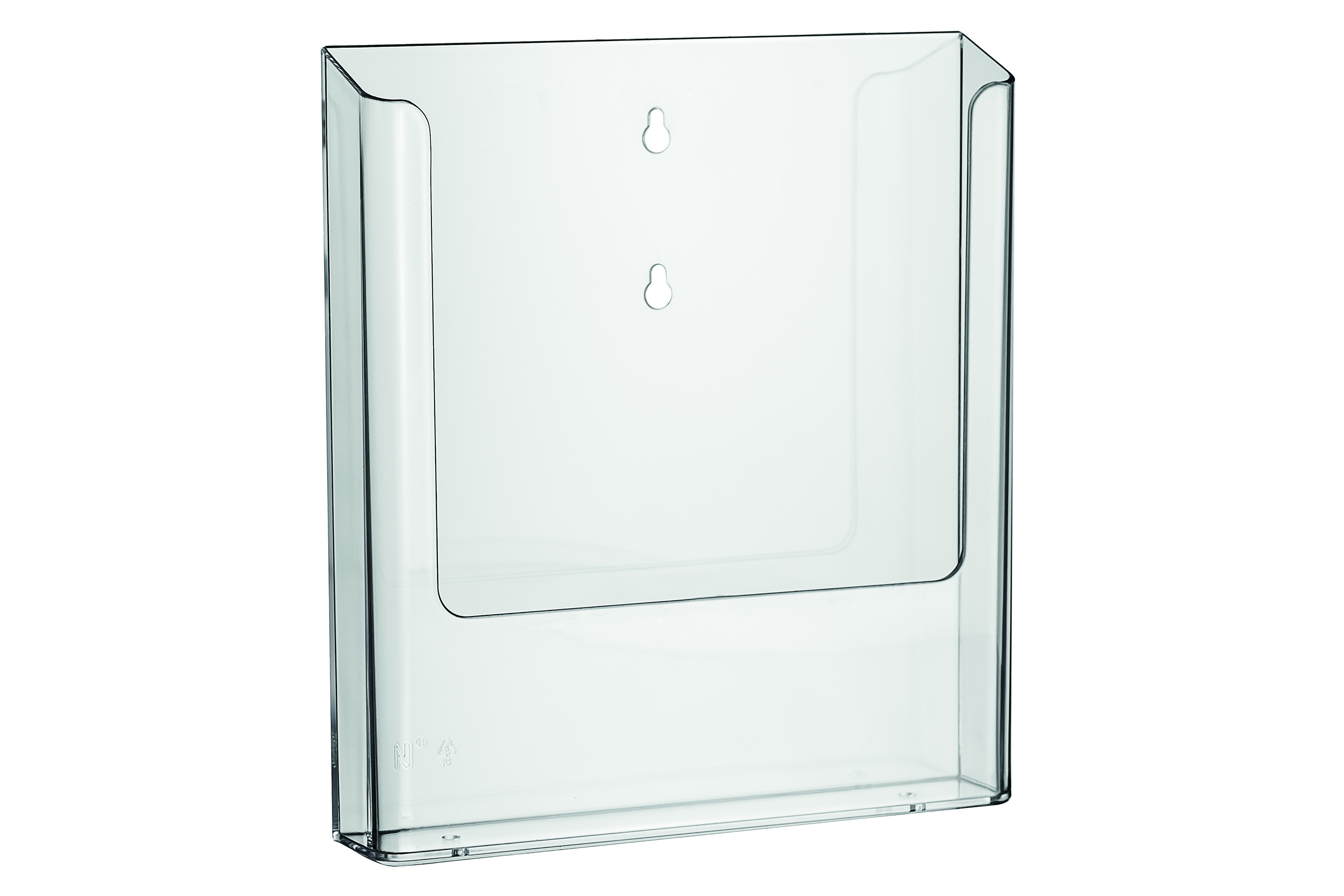 Europel Brochure Holder Wall Mounted Clear A4 