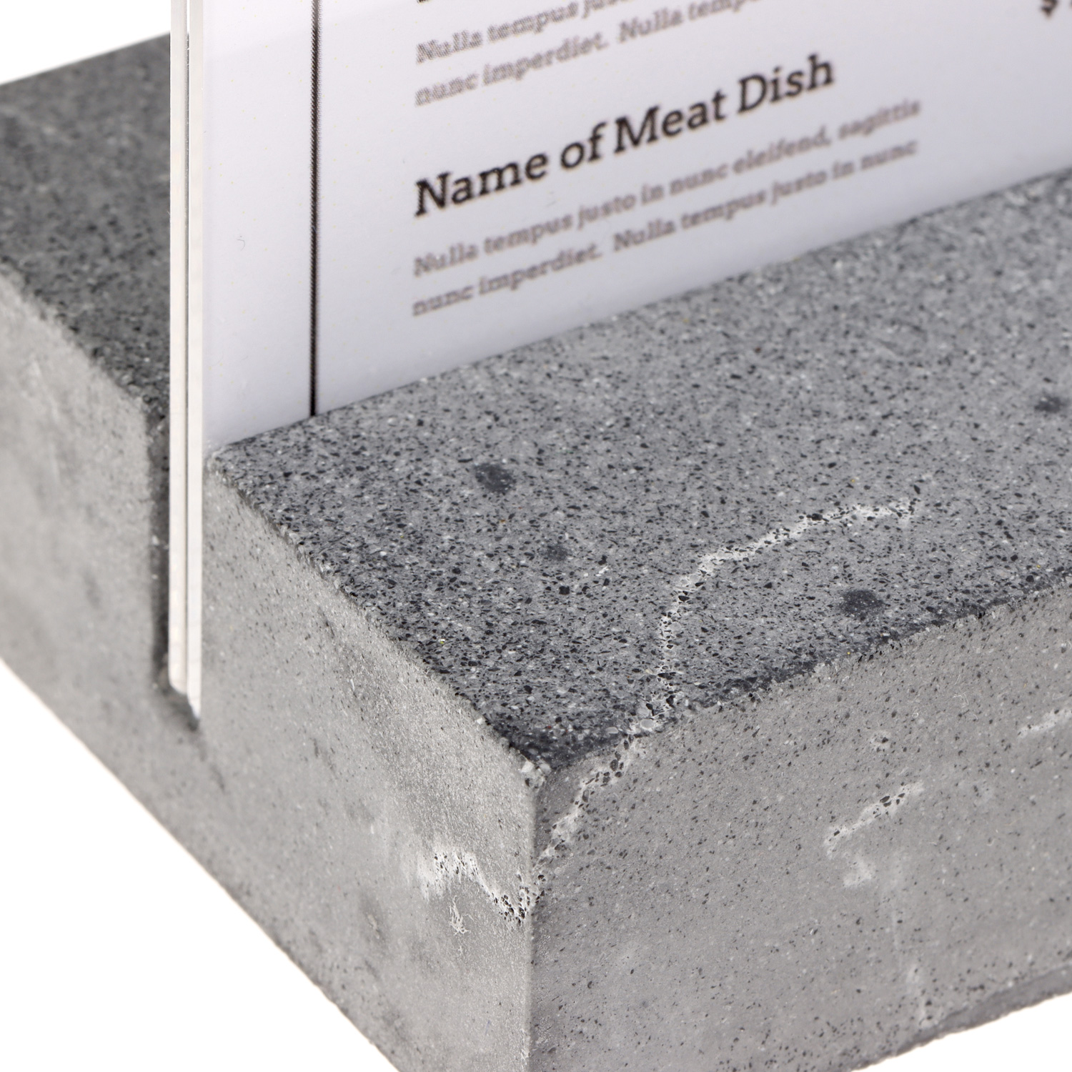 Europel Sign Holder A5 Portrait Polystone Anthracite