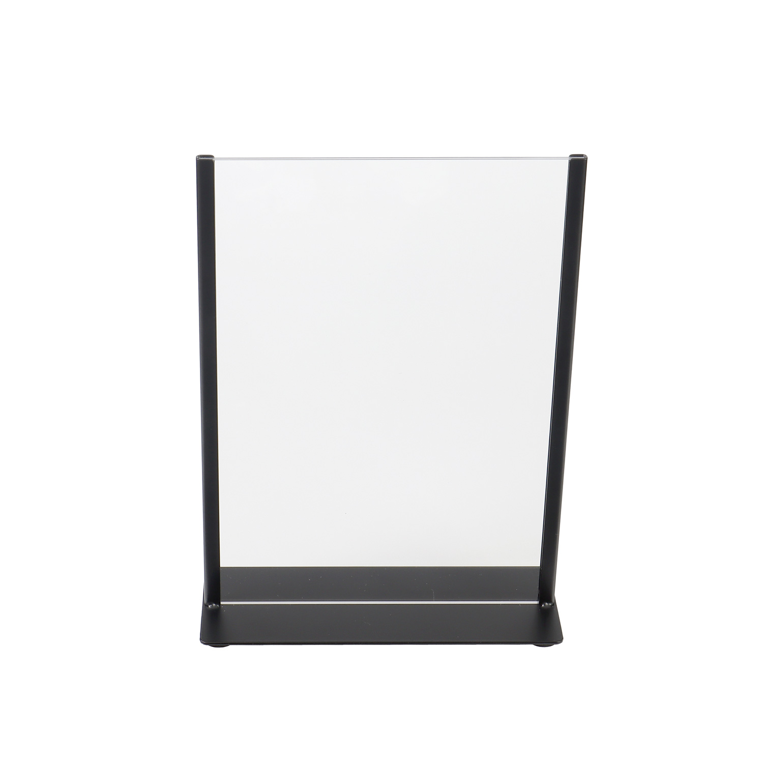 Europel Card holder black metal with acrylic A4 signboard