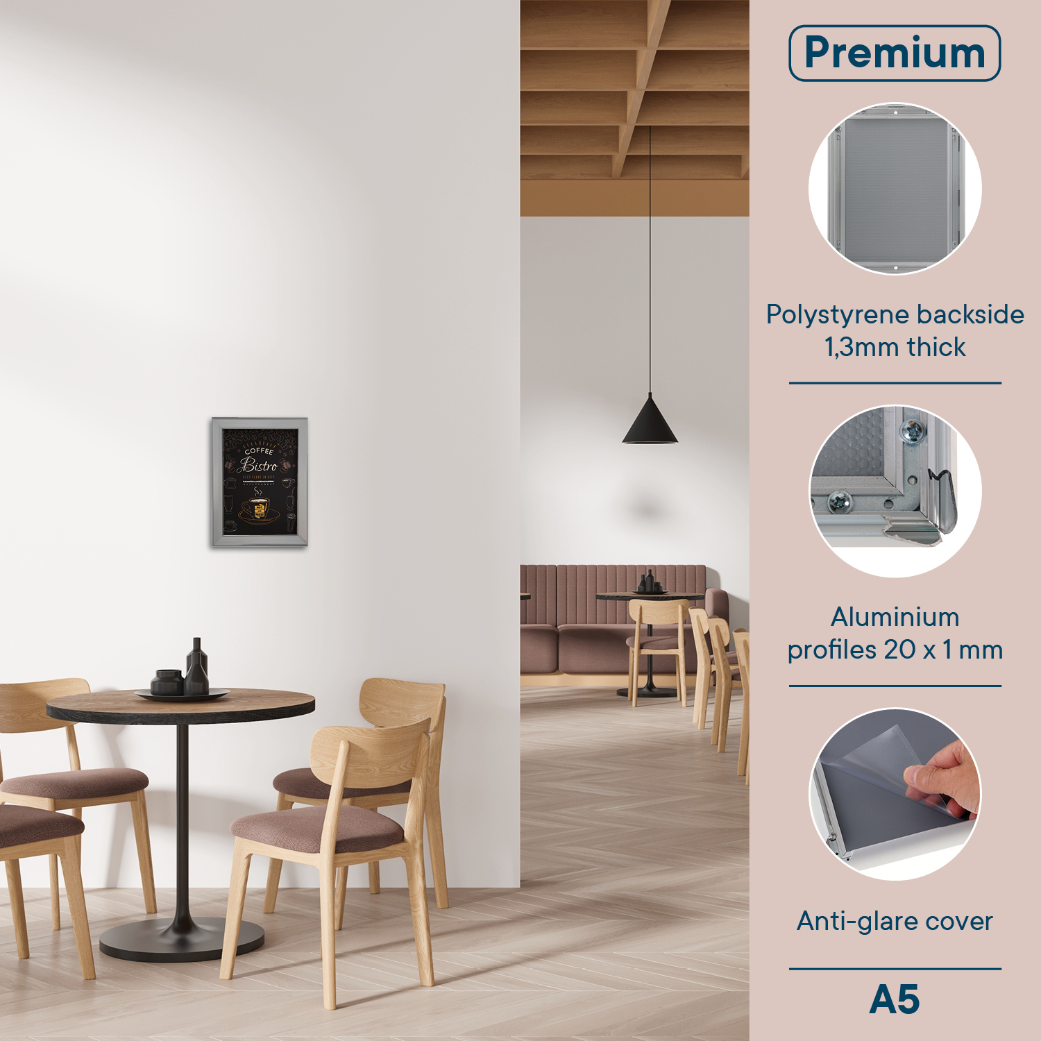 Europel Snap Frame Premium A5 20 mm
