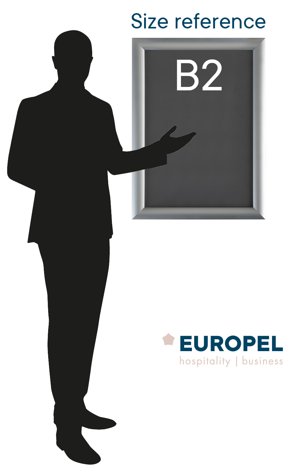 Europel Snap Frame Premium B2 25 mm