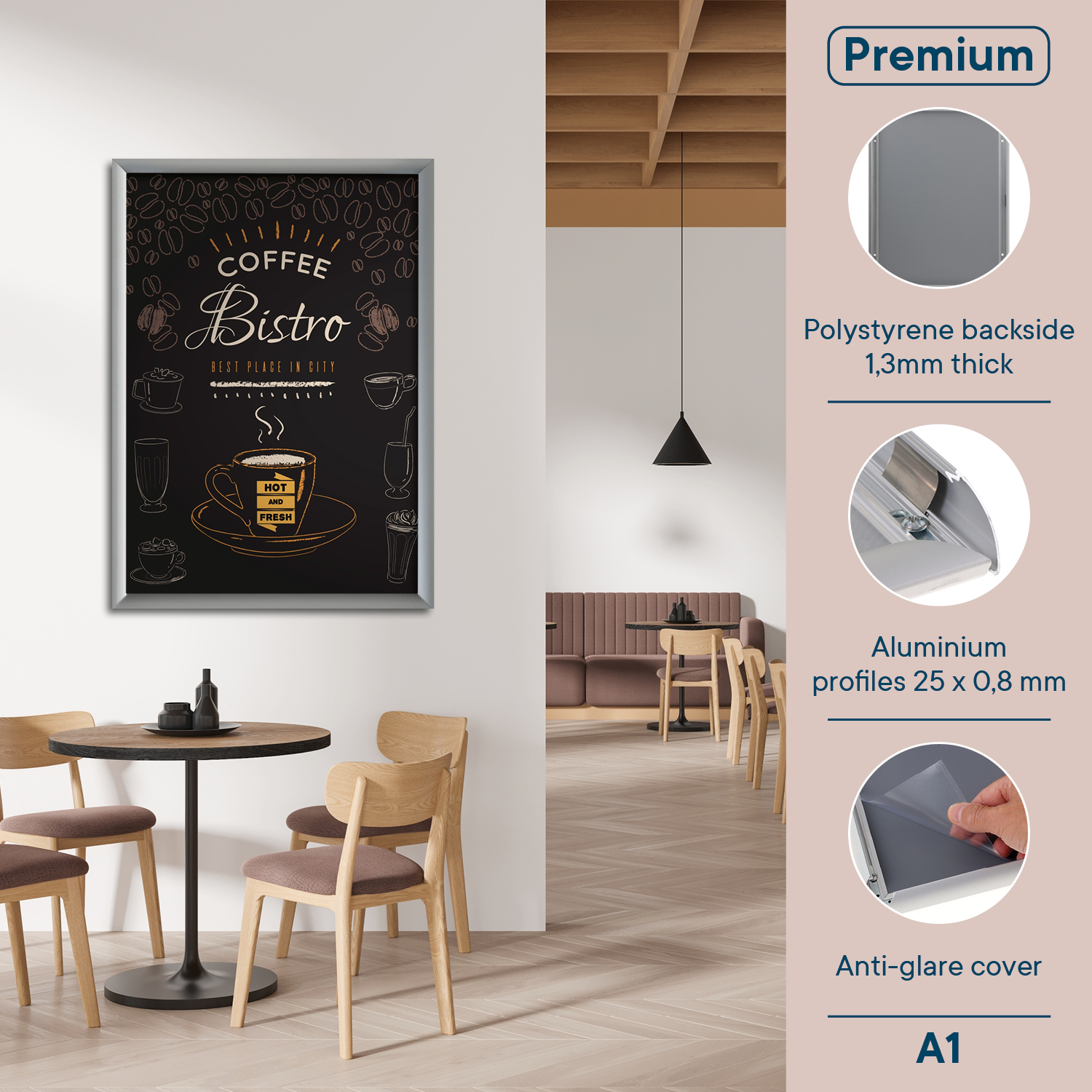 Europel Snap Frame Premium A1 25 mm