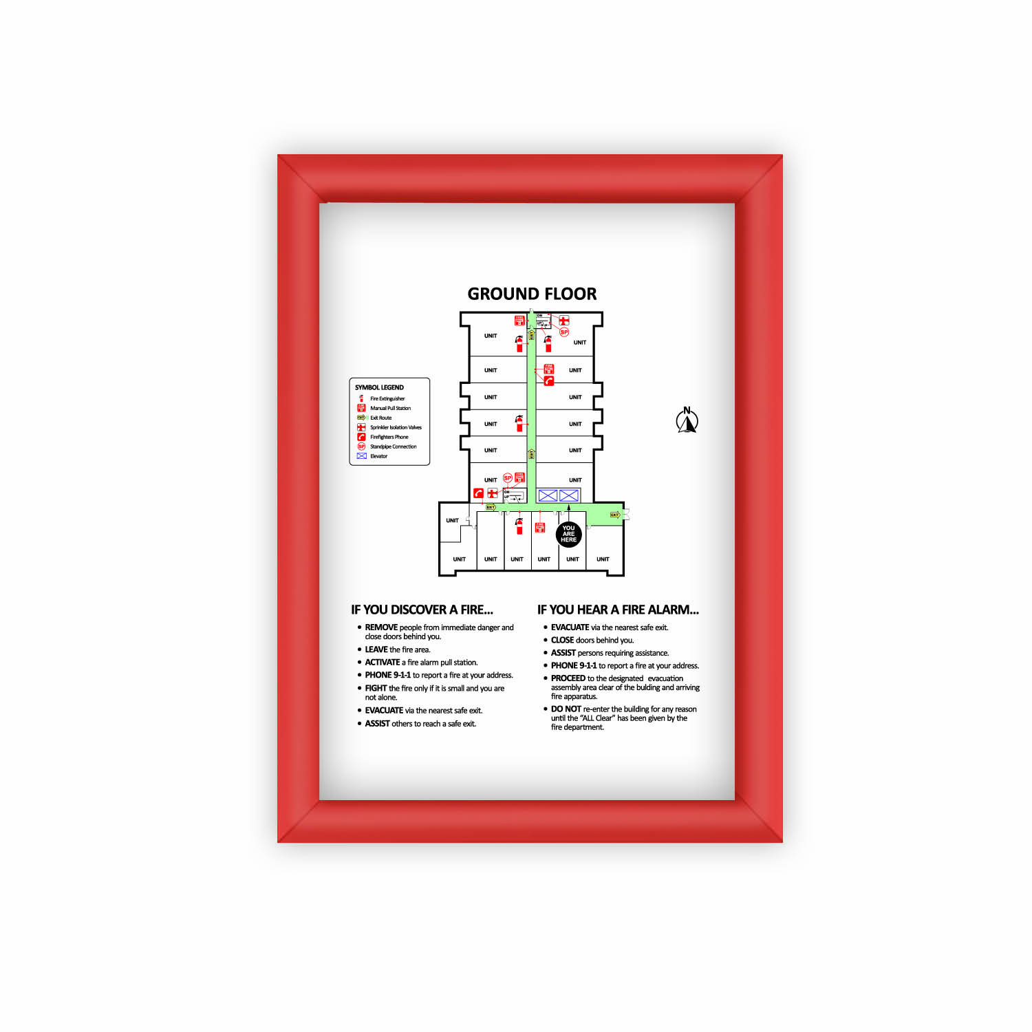 Europel Snap Frame Premium A3 25 mm Red