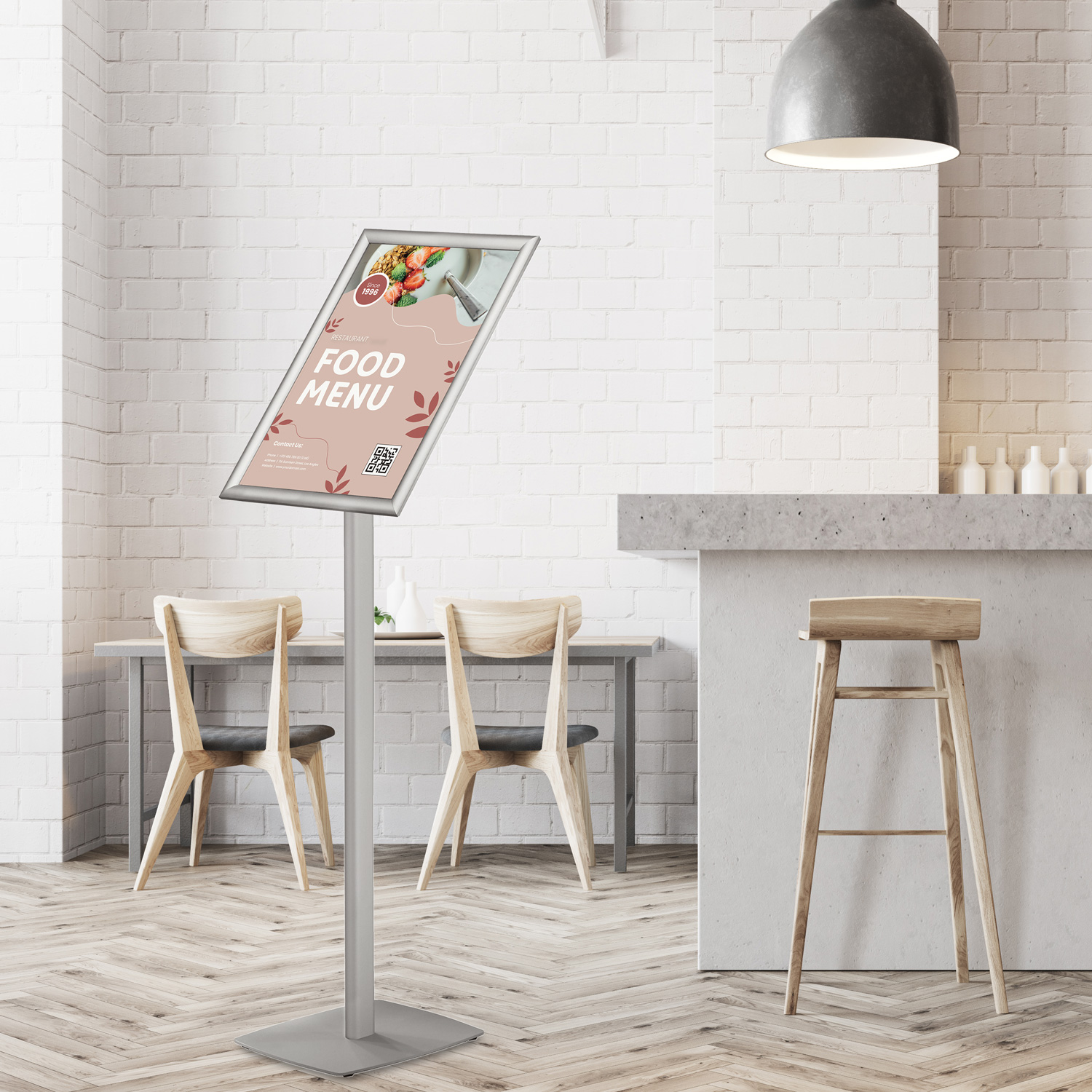Europel Infostand with Snap Frame Premium A3 25 mm