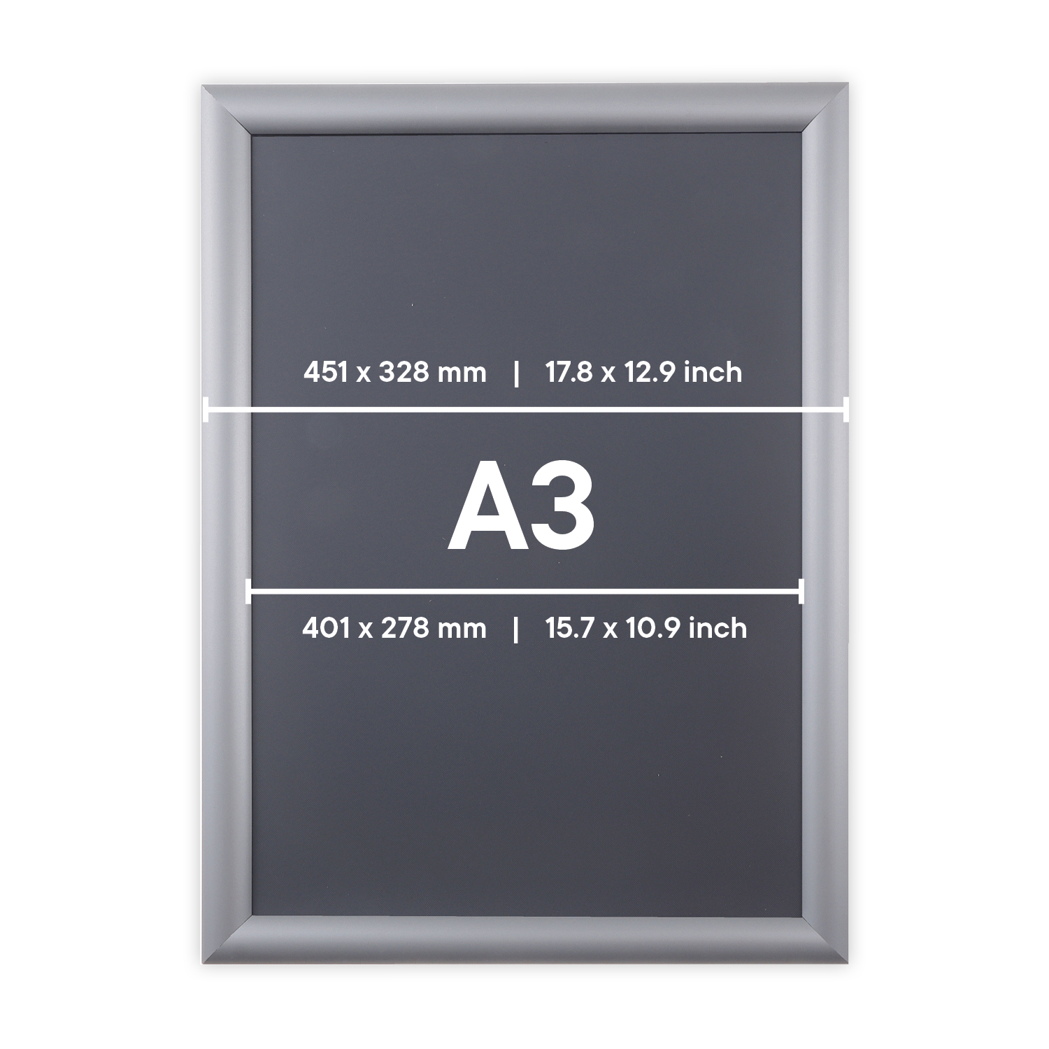 Europel Snap Frame Economy A3 25 mm