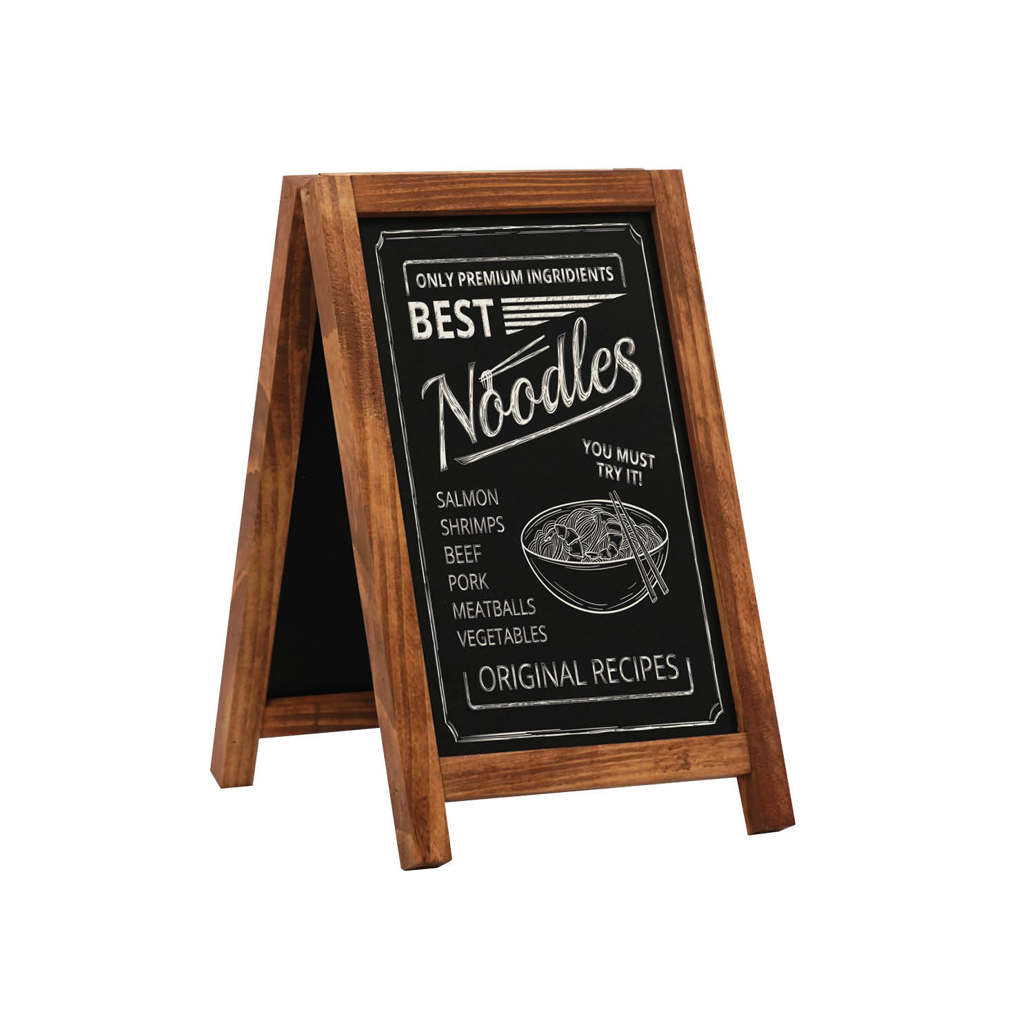 Europel Chalk Board Desk Top Mini Natural