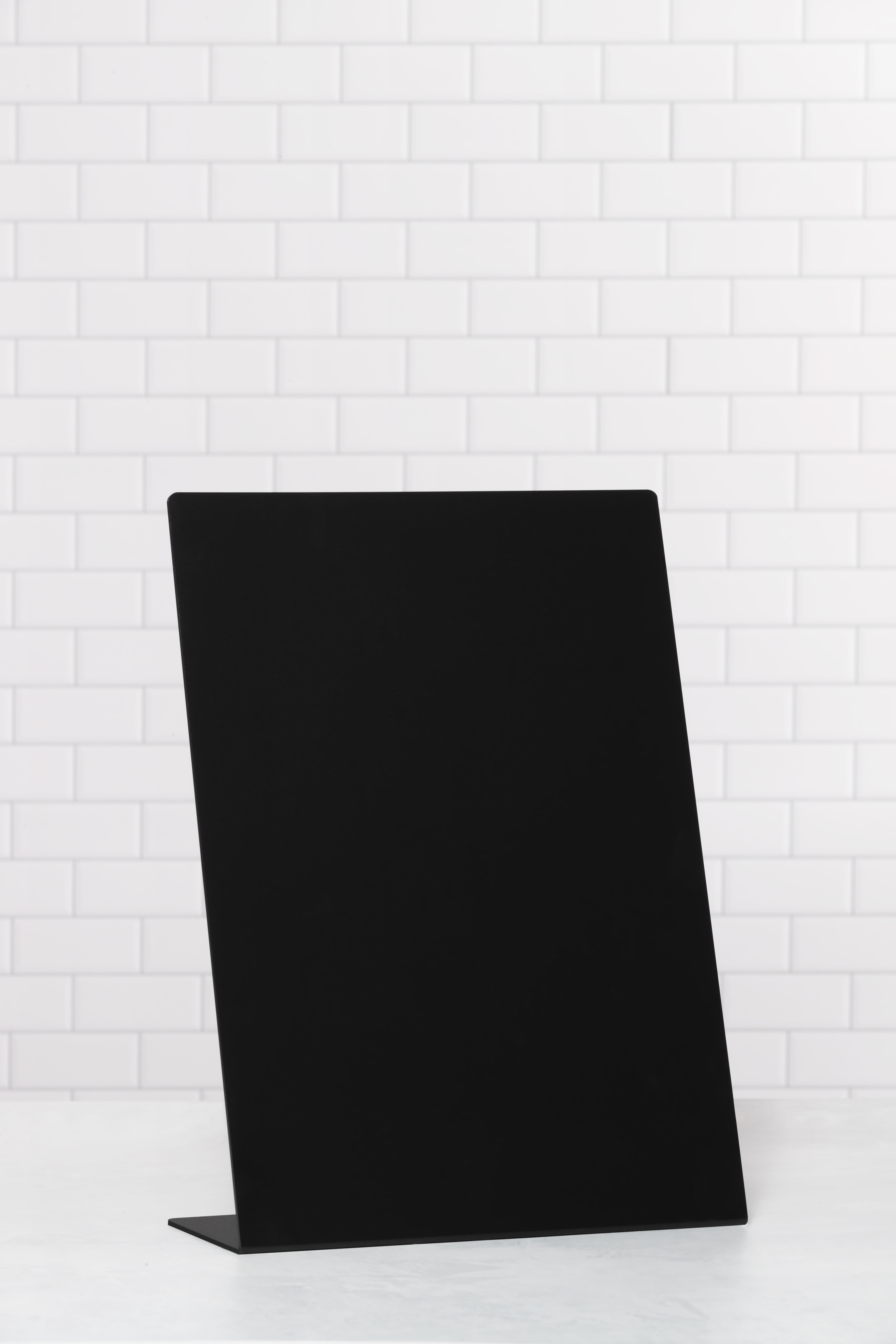 Europel Chalk Board Desk Top L-standard A4 Black