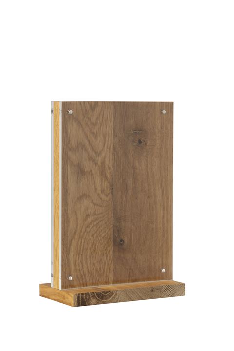 Sign holder Europel T-base wood magnetic A5