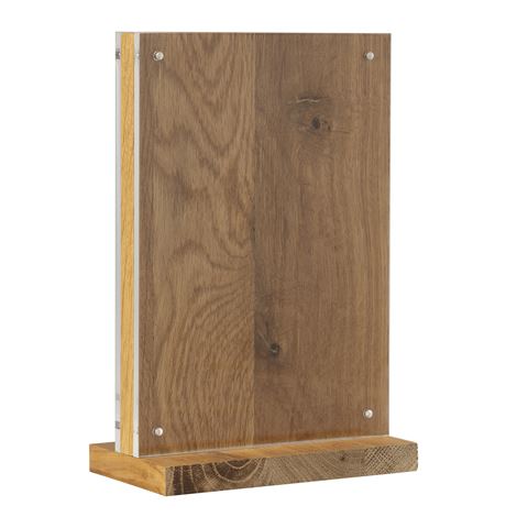 Sign holder Europel T-base wood magnetic A5