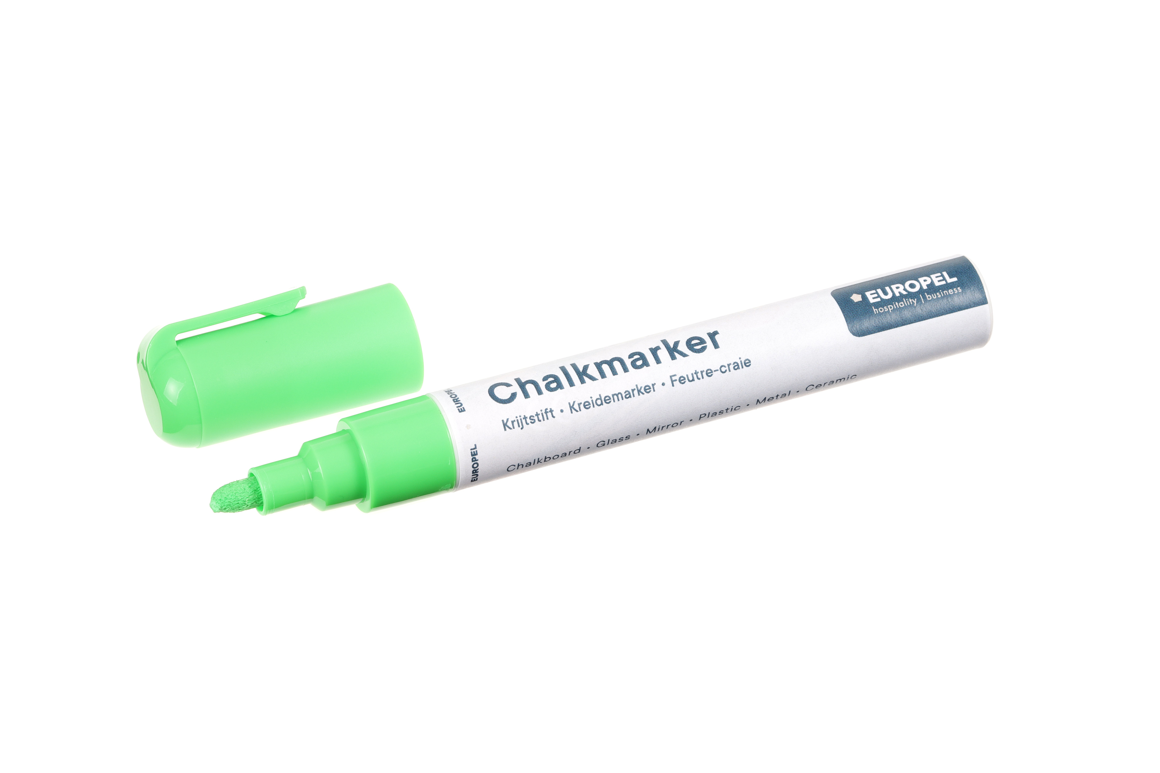 Europel Chalk Marker 1-6 mm Assorted Colours PVC Box 8 pcs