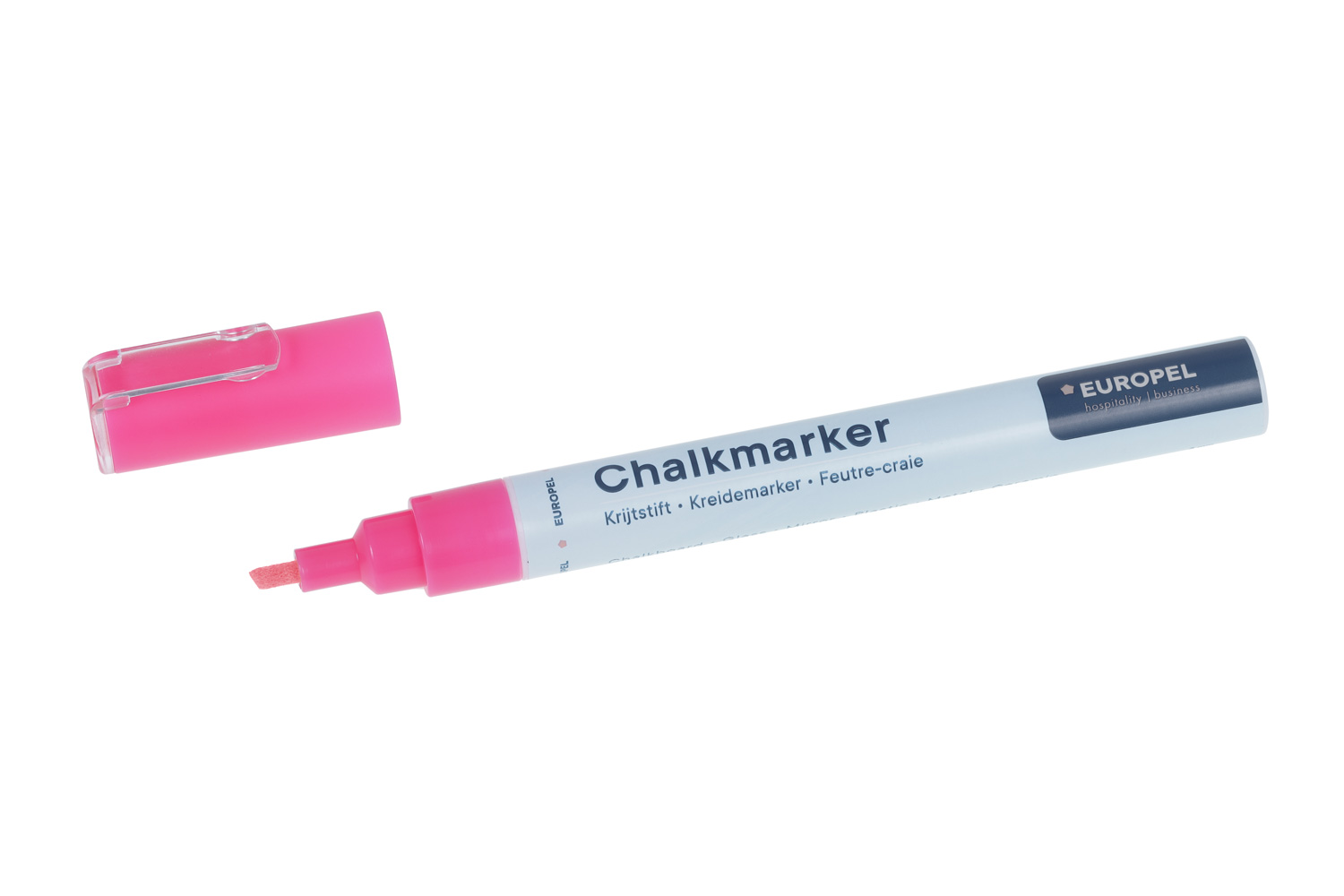 Europel Chalk Marker 1-3 mm Assorted Colours PVC BOX 8 pcs