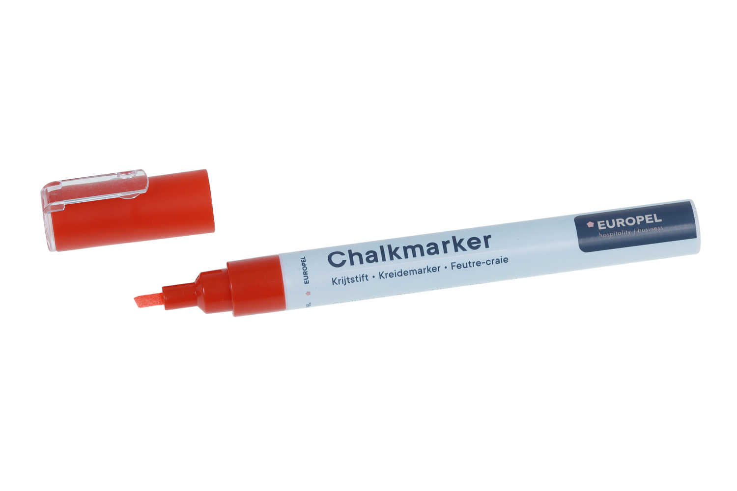 Europel Chalk Marker 1-3 mm Assorted Colours PVC BOX 8 pcs