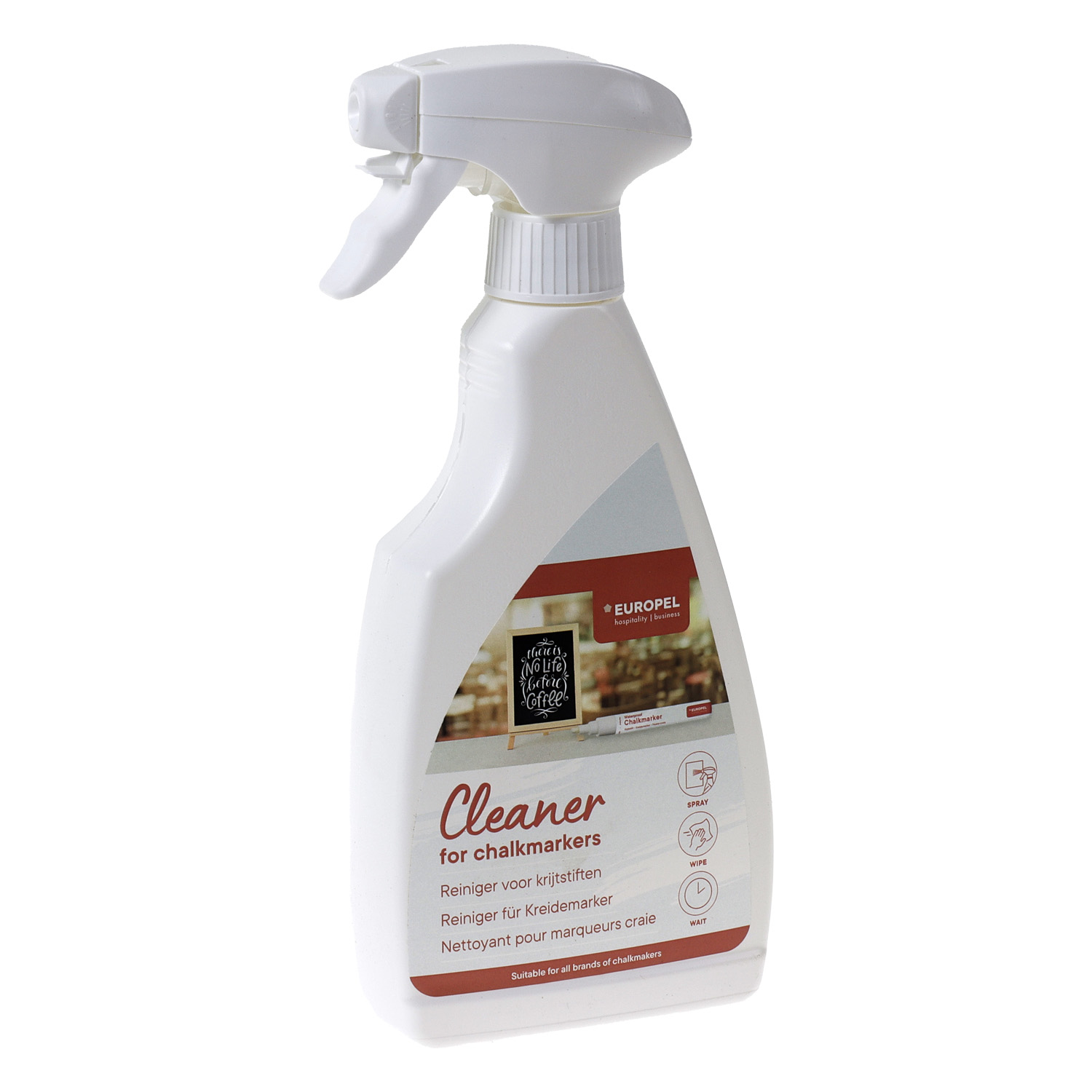 Cleaner spray Europel 500 ml for waterproof chalkmarkers