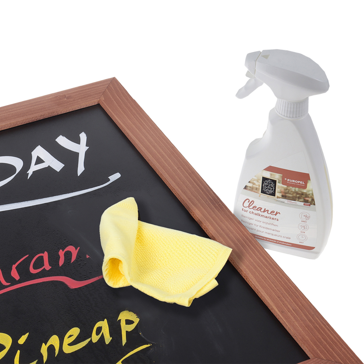 Cleaner spray Europel 500 ml for waterproof chalkmarkers