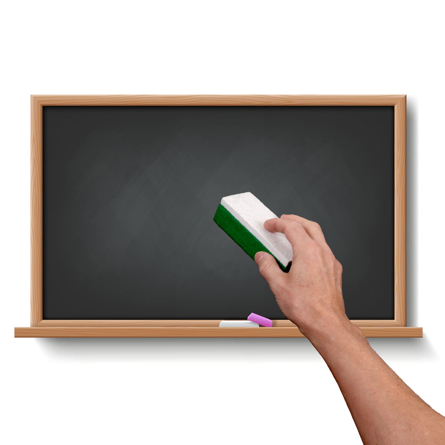 Europel Chalkboard Eraser Felt 120 x 50 x 35 mm