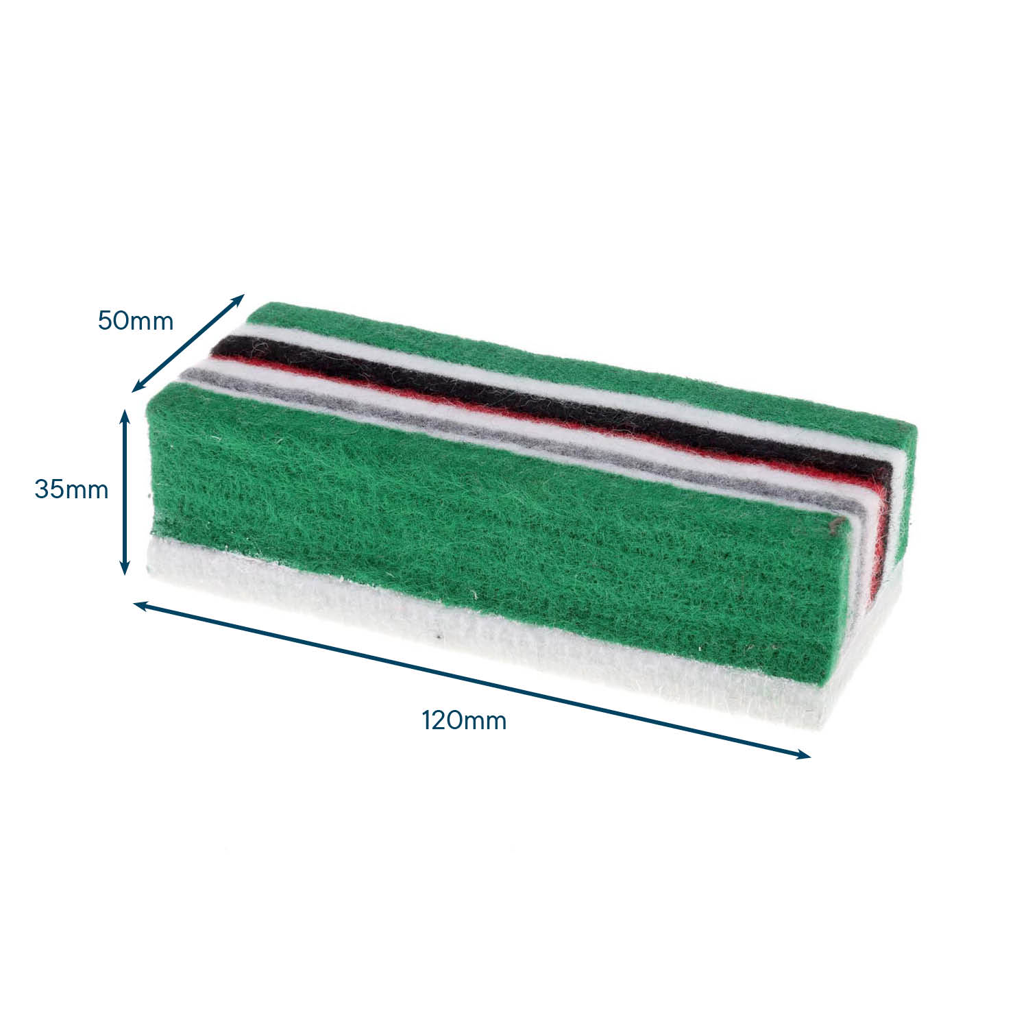 Europel Chalkboard Eraser Felt 120 x 50 x 35 mm