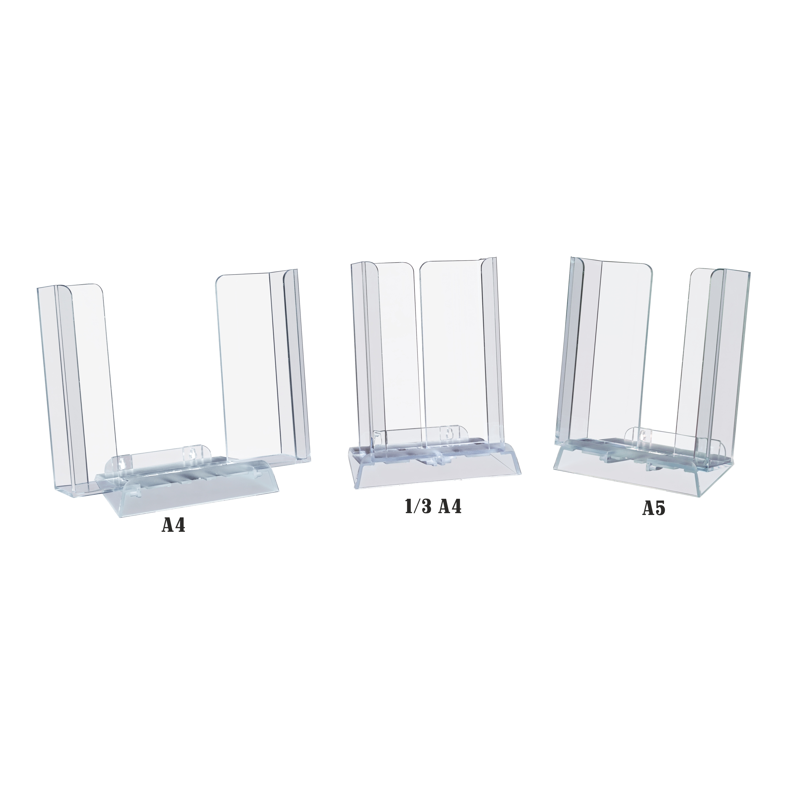 Europel Brochure holder adjustable A4, A5, 1/3 A4Europel Brochure holder adjustable A4, A5, 1/3 A4
