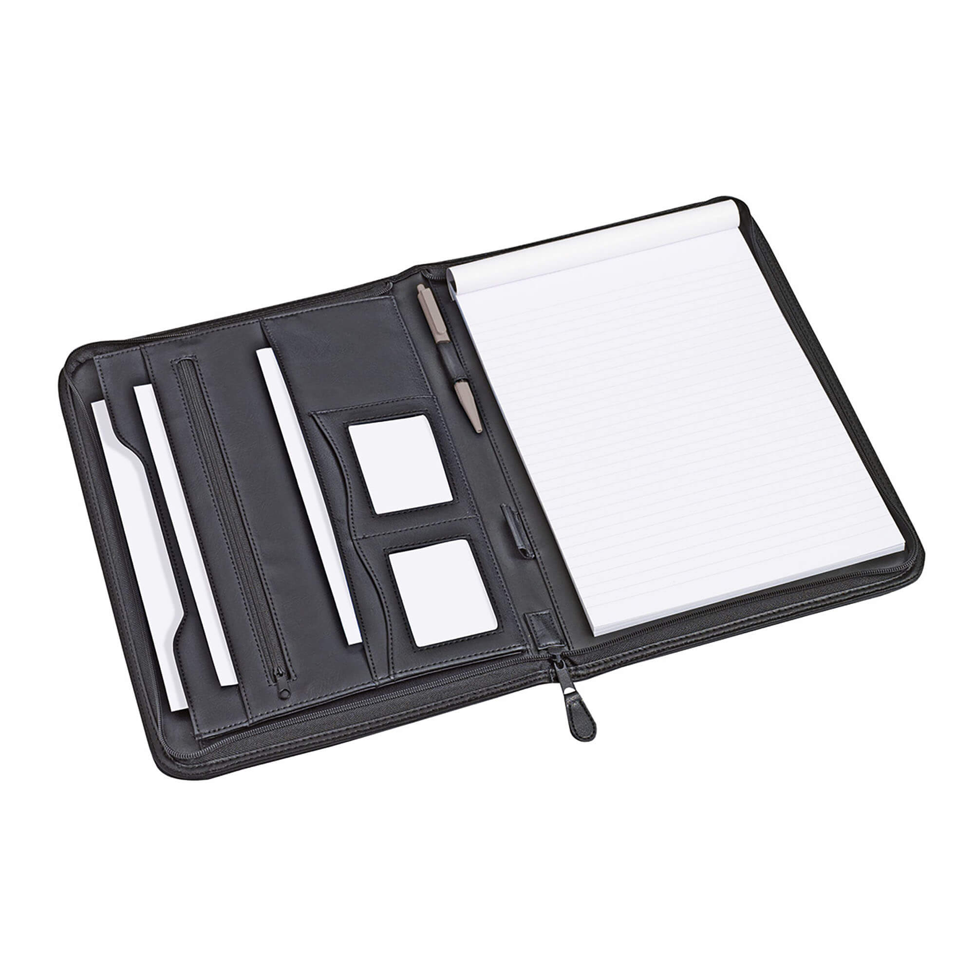 Writing case Rillstab Excellent deluxe A4 leather look black