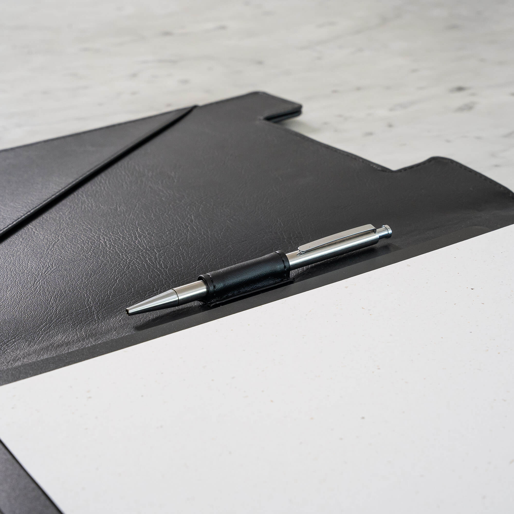 Clipboard folder Rllstab A4 Leather look black