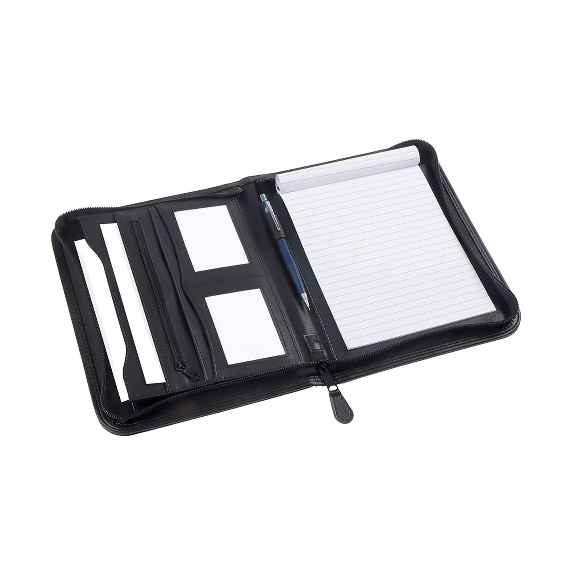 Writing case Rillstab Excellent de luxe A5 Leather look black