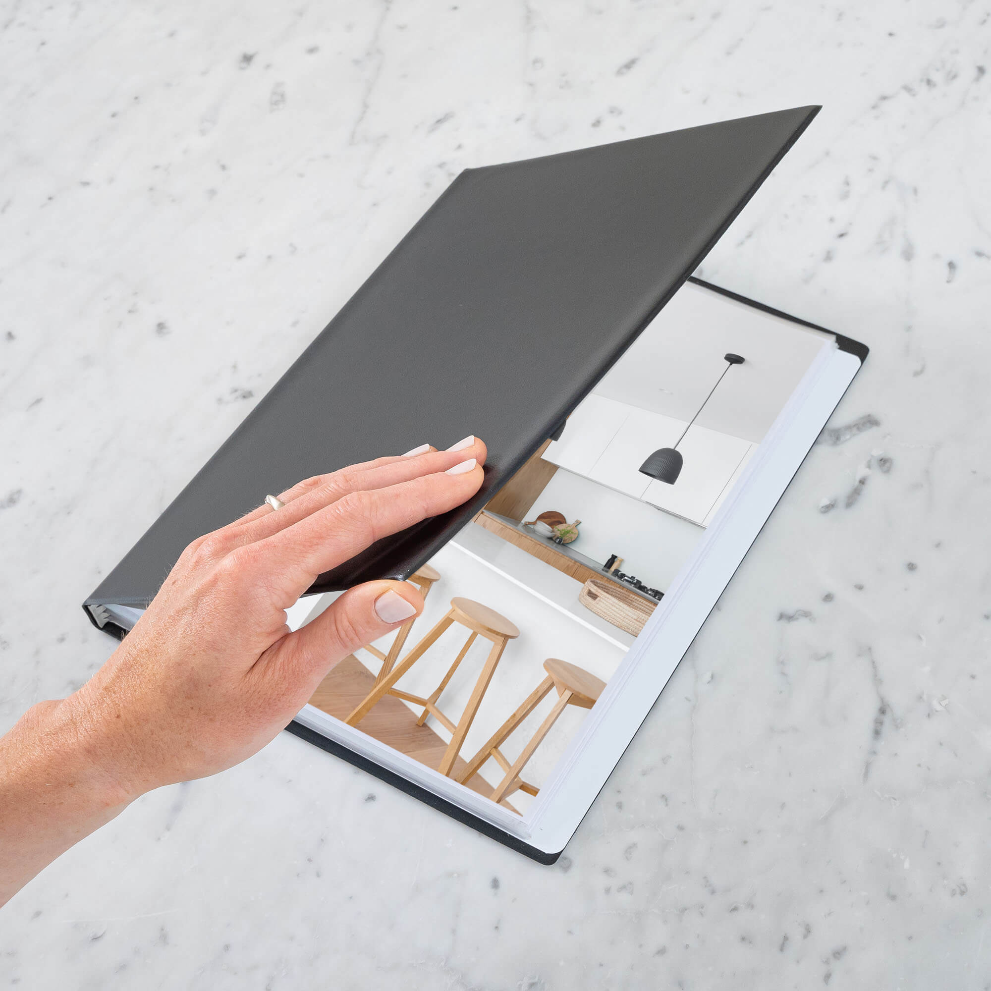 Rillstab Original Display Book A4 30 Pockets Black