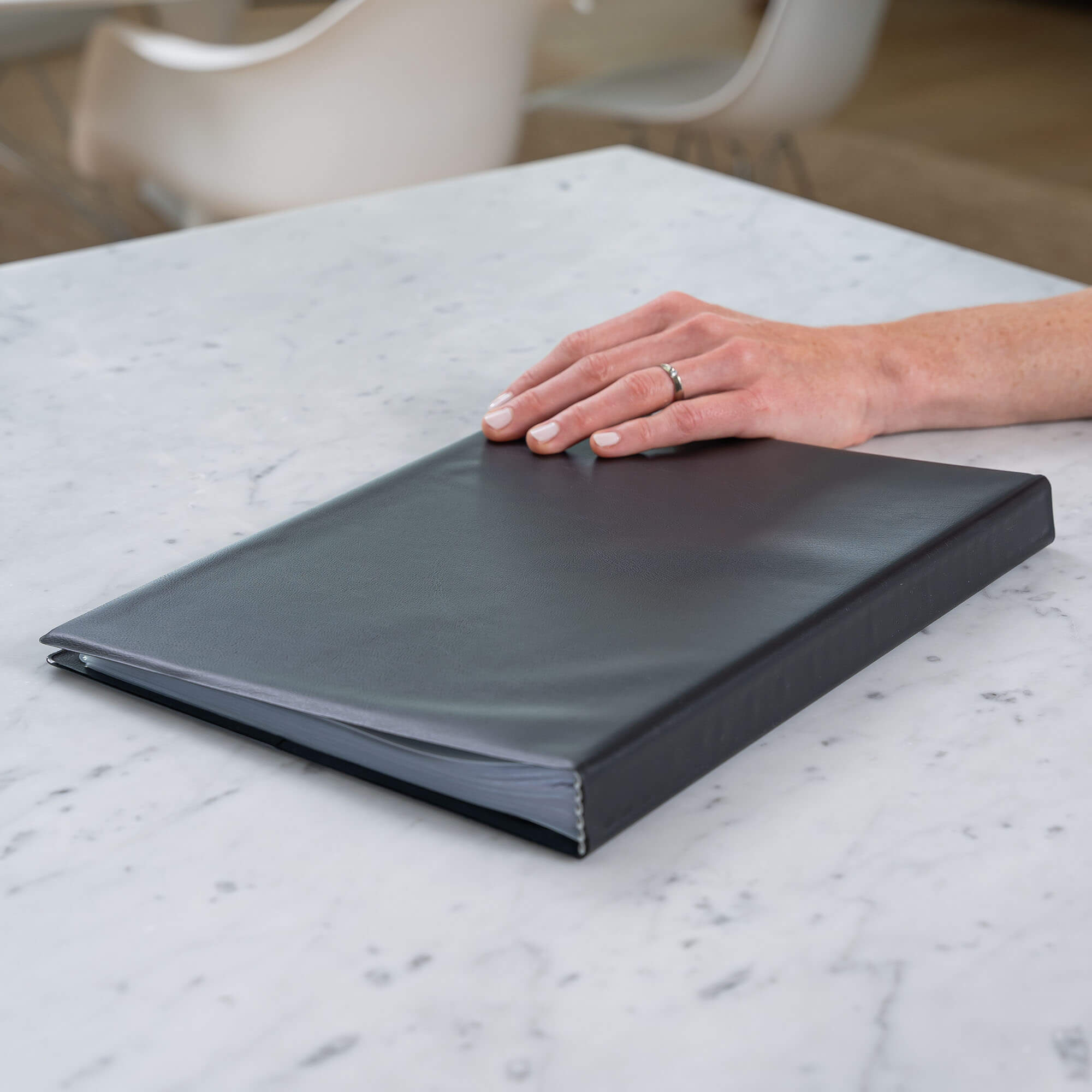 Rillstab Original Display Book A4 60 Pockets Black 