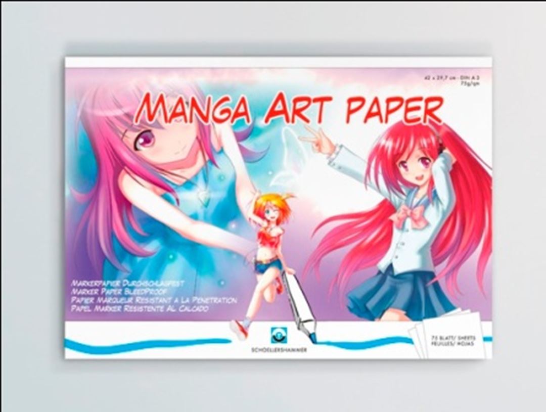 Manga drawing pad A4 75g/m2 pad 75 sheets VF5003077 - Europel Business